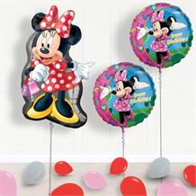 Inflated Disney Minnie Mouse Helium Balloon Package in a Box