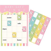 Carousel Baby Shower Party Bingo Game