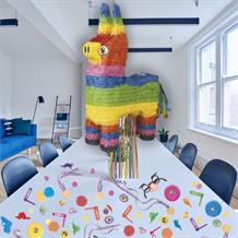 Donkey Burro Pull Pinata Party Kit with Favours and Confetti