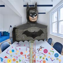 Batman 3D Pull Pinata Party Kit with Favours and Confetti