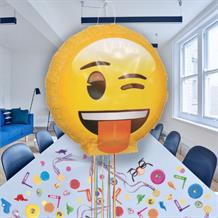 3D Emoji Pull Pinata Party Kit with Favours and Confetti