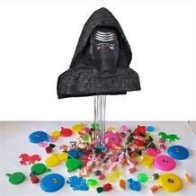 Star Wars Kylo Ren Pull Pinata Party Kit with Favours and Confetti