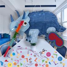 Triceratops | Dinosaur Pinata Party Kit with Favours and Confetti