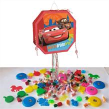 Disney Cars Pull Pinata Party Kit with Favours and Confetti