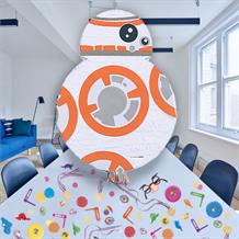 Star Wars BB8 Shaped Pull Pinata Party Kit with Favours and Confetti