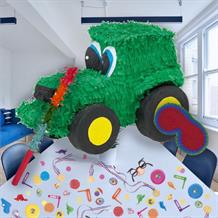 Tractor Pinata Party Kit with Favours and Confetti