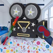 Hollywood Movie Reel Pinata Party Kit with Favours and Confetti
