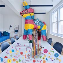 Donkey Pull Pinata Party Kit with Favours and Confetti