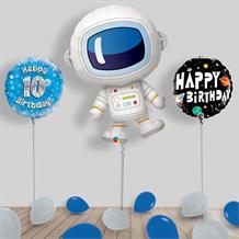 Inflated Space | Aliens Birthday Helium Balloon Package in a Box - Choose your Age