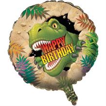 Dinosaur Blast Birthday Foil | Helium Balloon