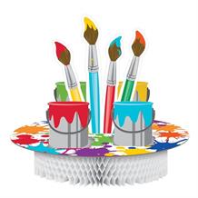 Art | Arty | Paint Party Honeycomb Table Centrepiece | Decoration