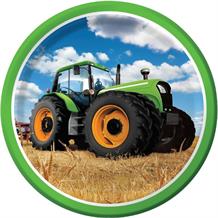 Tractor Time Party Plates