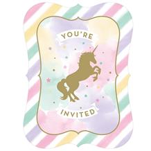 Unicorn Sparkle Party Invitations | Invites