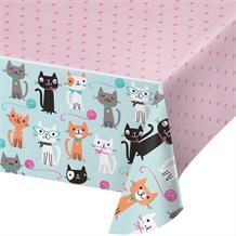 Purrfect Cat Party Tablecover | Tablecloth