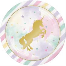 Unicorn Sparkle Party 23cm Party Plates