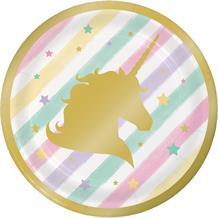 Unicorn Sparkle Party Cake Plates