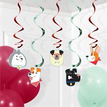 Dog Party Hanging Cutouts Decorations