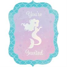 Mermaid Shine Party Invitations | Invites