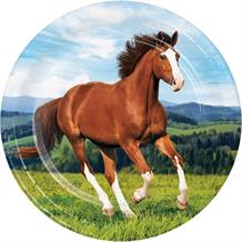 Horse and Pony Party 23cm Plates