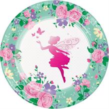 Floral Fairy Sparkle Party 23cm Party Plates
