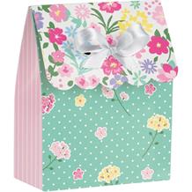Floral Tea Party Card Favour Box