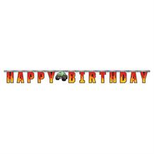 Monster Truck Happy Birthday Party Banner | Decoration