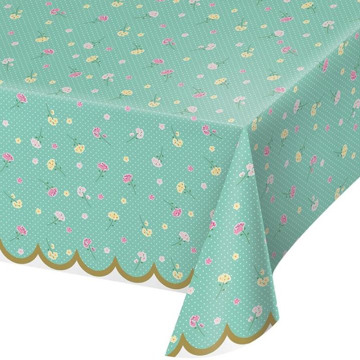 Floral Fairy Sparkle Party Tablecover | Tablecloth