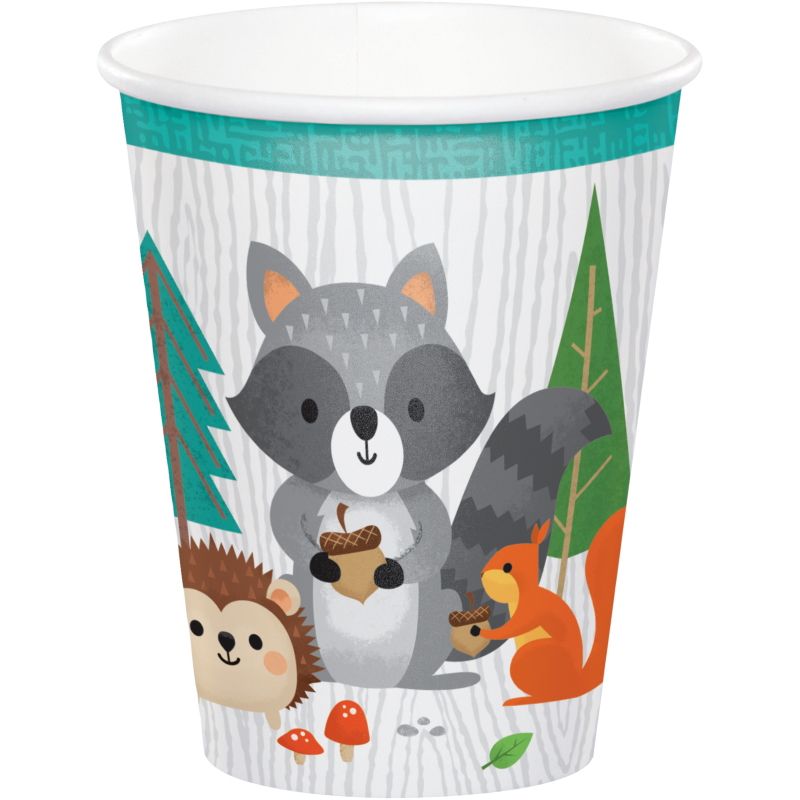 Wild Woodland Animals Paper Party Cups