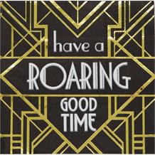 1920’s Roaring Twenties Roaring Good Time Party Napkins | Serviettes