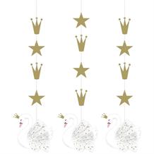 Stylish Swan Party Hanging Cutout Decorations