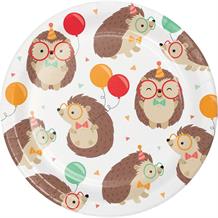 Hedgehog Party Cake Plates