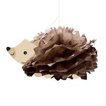 Hedgehog Tissue Paper Party Hanging Decoration