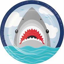 Shark Attack Party 23cm Plates