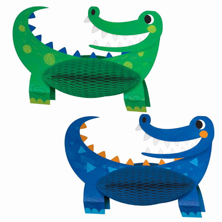 Alligator | Crocodile Party Honeycomb Table Centrepiece | Decoration