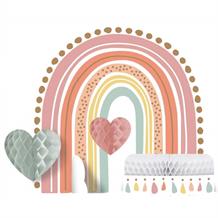 Boho Rainbow Centrepiece Table Decoration | Party Save Smile