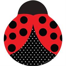 Ladybird Shaped Party Plates