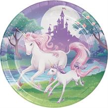 Unicorn Fantasy Party 23cm Party Plates