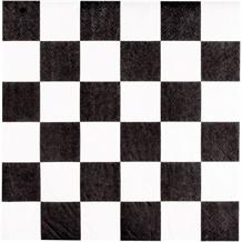 Chequered Flag Racing Party Napkins | Serviettes
