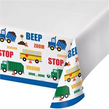Traffic Jam | Vehicle Party Tablecover | Tablecloth