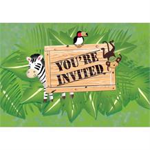 Safari Animals Party Invitations | Invites