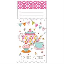 Tea Time | Teapot | Cup Party Invitations | Invites