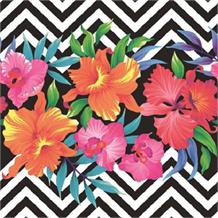 Tropical Flowers Party Napkins | Serviettes