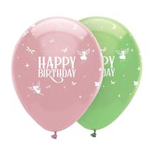 Fairy Forest Happy Birthday Latex Balloons