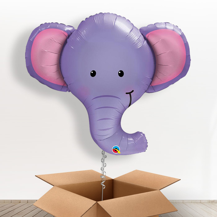 Elephant Head Giant Shaped Balloon in a Box Gift