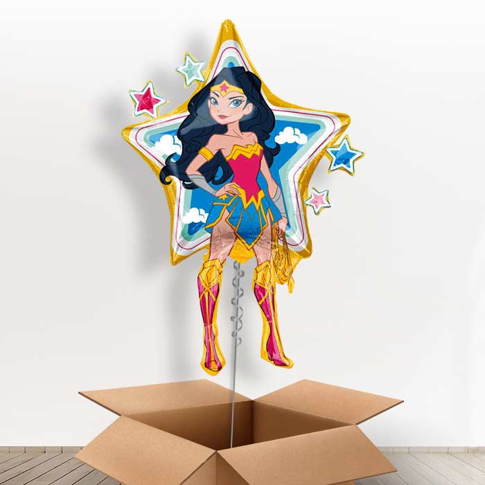 Wonder Woman Giant Shaped Balloon in a Box Gift
